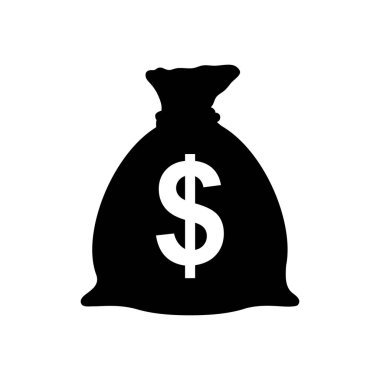 İzole edilmiş para çantası.