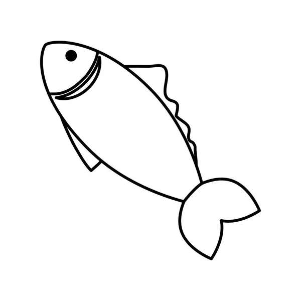 新鮮な魚のシーフード — ストックベクタ