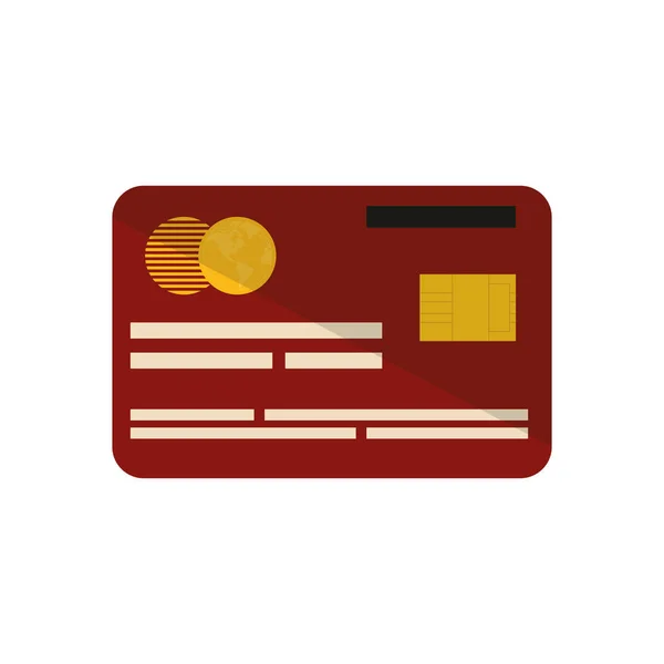 Banka kredi kartı — Stok Vektör