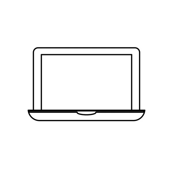 Technologia pc laptop — Wektor stockowy