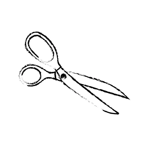 Isolated cloth scissors — Stock Vector