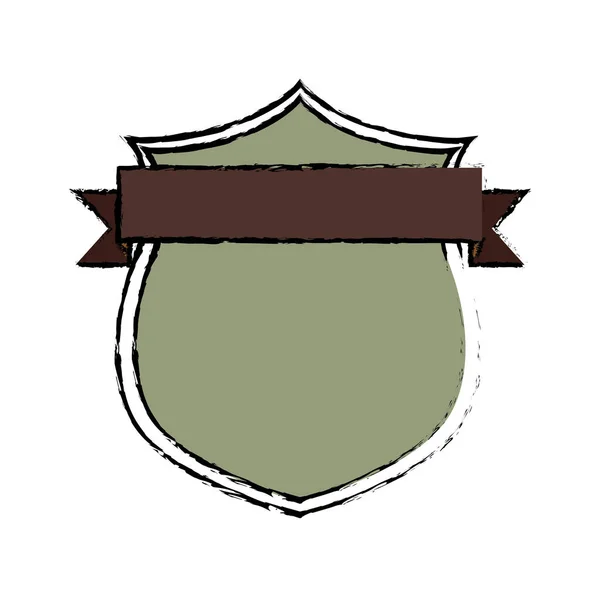 Emblema escudo de insignia — Archivo Imágenes Vectoriales