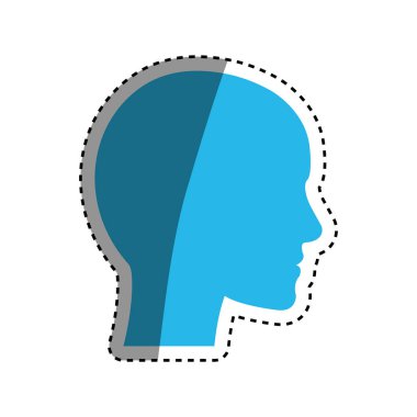 İnsan kafası silueti