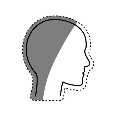 İnsan kafası silueti