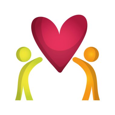 İnsanlar soyut piktogram