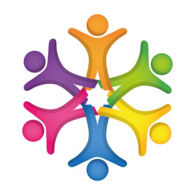 İnsanlar soyut piktogram