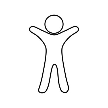 İnsanlar soyut piktogram