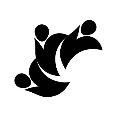 İnsanlar soyut piktogram