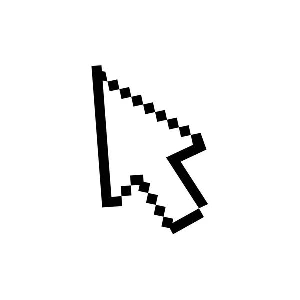 Cliquez sur le symbole du curseur — Image vectorielle