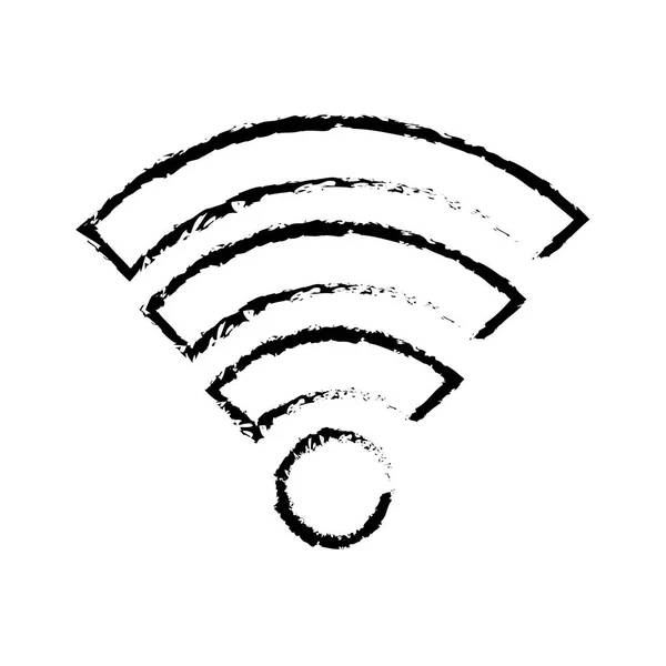 Isoliertes Wifi-Symbol — Stockvektor