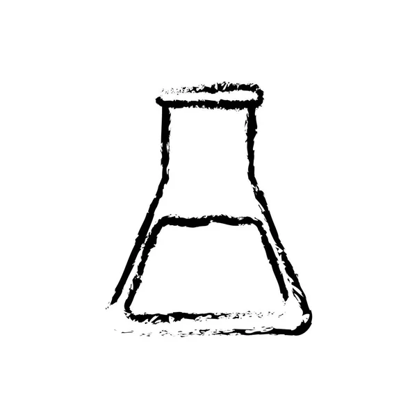 Laboratorio de química de frasco — Vector de stock