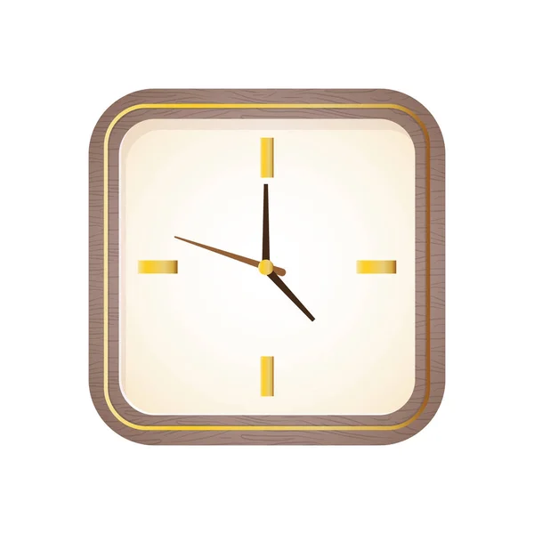 Tid klocka symbol — Stock vektor