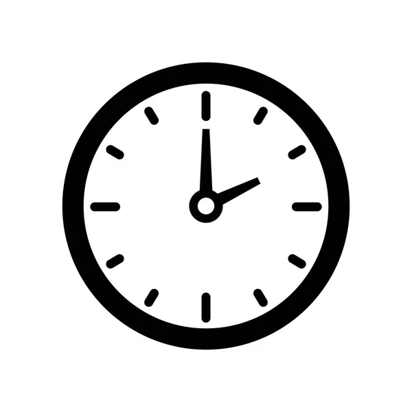 Time klok symbool — Stockvector