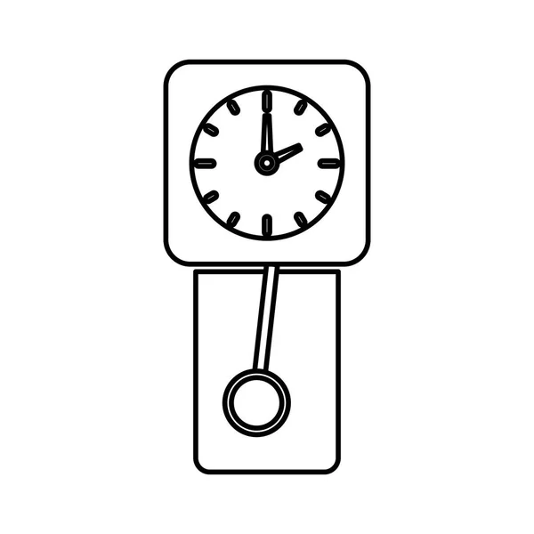 Reloj de tiempo concepto — Vector de stock