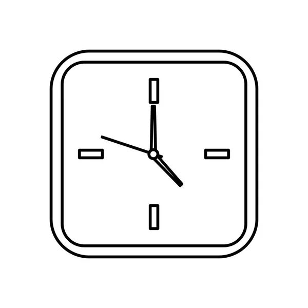 Concept d'horloge horaire — Image vectorielle