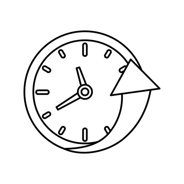 Time clock concept — Stock Vector