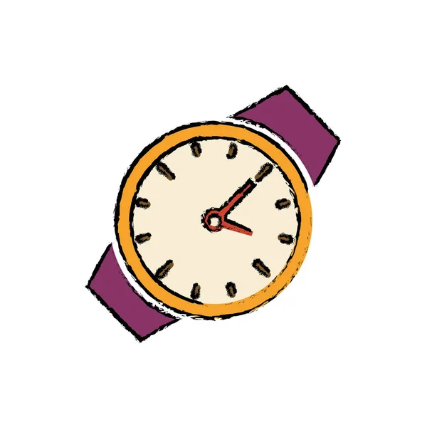 Reloj de tiempo concepto — Vector de stock