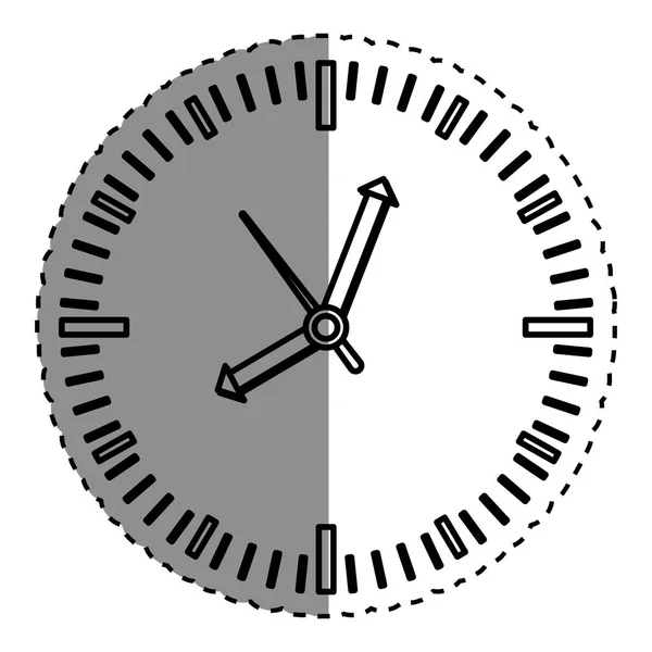 Concept d'horloge horaire — Image vectorielle