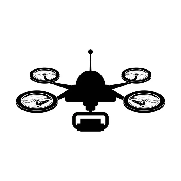 Tecnologia robô drone — Vetor de Stock