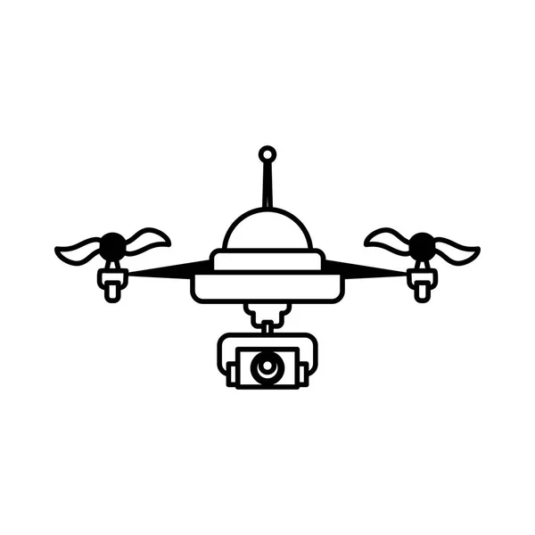 Tecnologia robô drone — Vetor de Stock