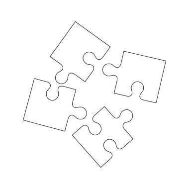 puzzle parçaları kavramı