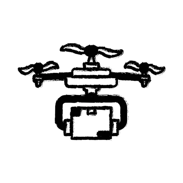 Drone robottechnologie — Stockvector