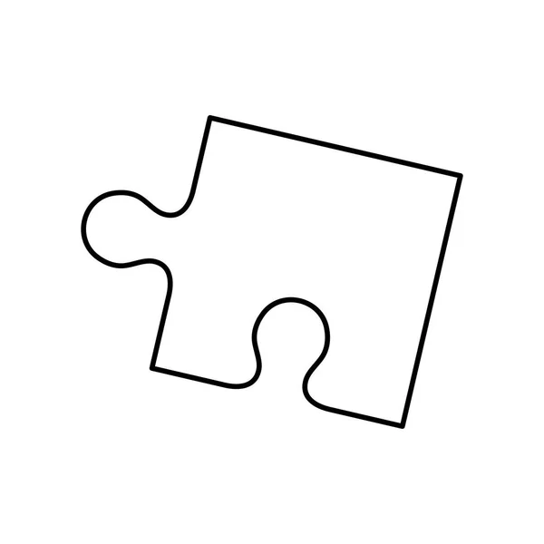 Puzzle conceito de peças —  Vetores de Stock