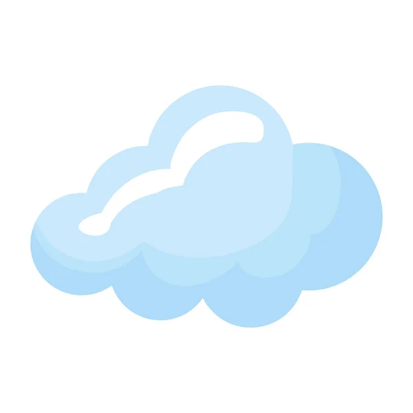 Simbolo nuvola isolata — Vettoriale Stock