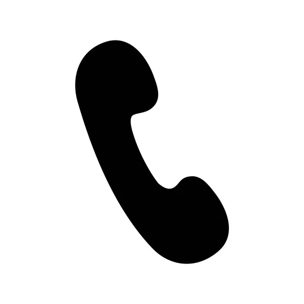 Isolated telephone symbol — Stock Vector