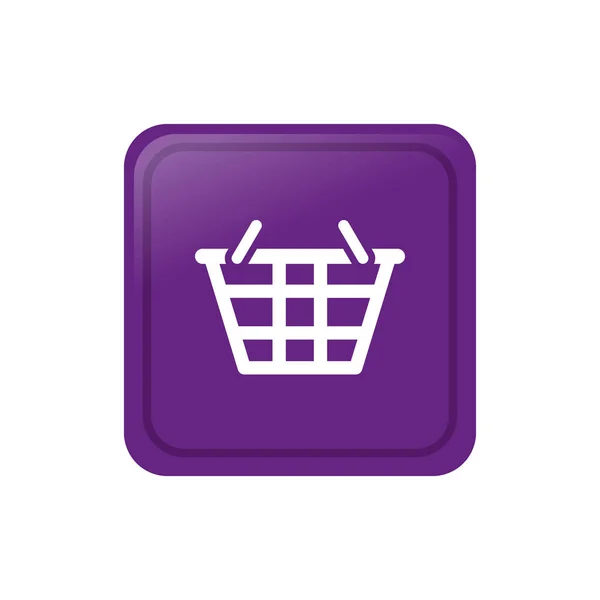 Shopping basket symbol — Stock vektor
