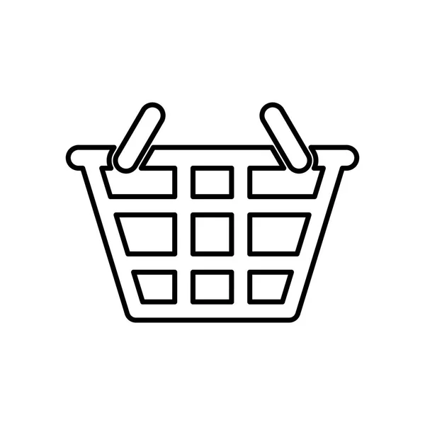 Shopping basket symbol — Stock Vector