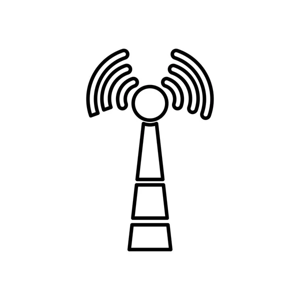 WiFi bölge anten — Stok Vektör