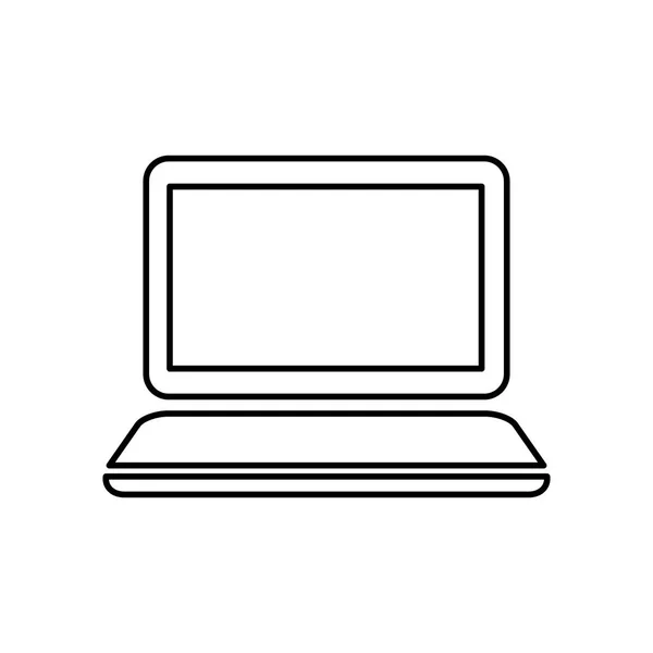 Laptop-Computertechnologie — Stockvektor