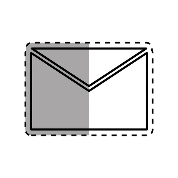 Courrier lettre symbole — Image vectorielle