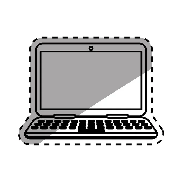 Laptop-Computertechnologie — Stockvektor