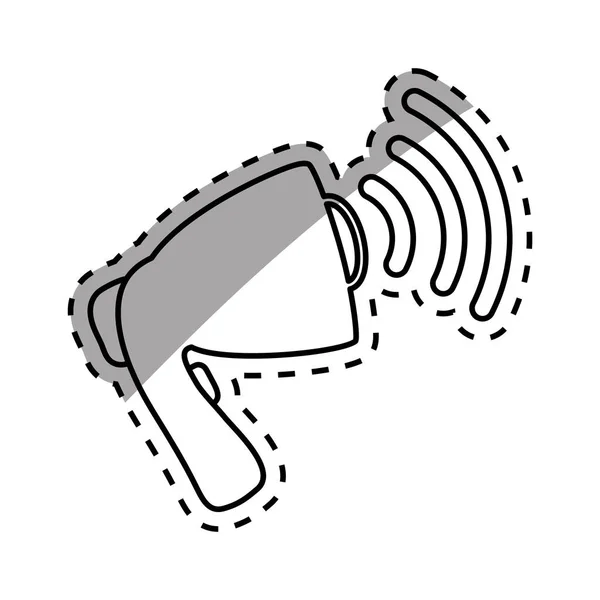 Megafon hoparlör simgesi — Stok Vektör