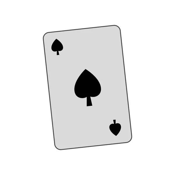 Casino concepto de juego de cartas — Vector de stock