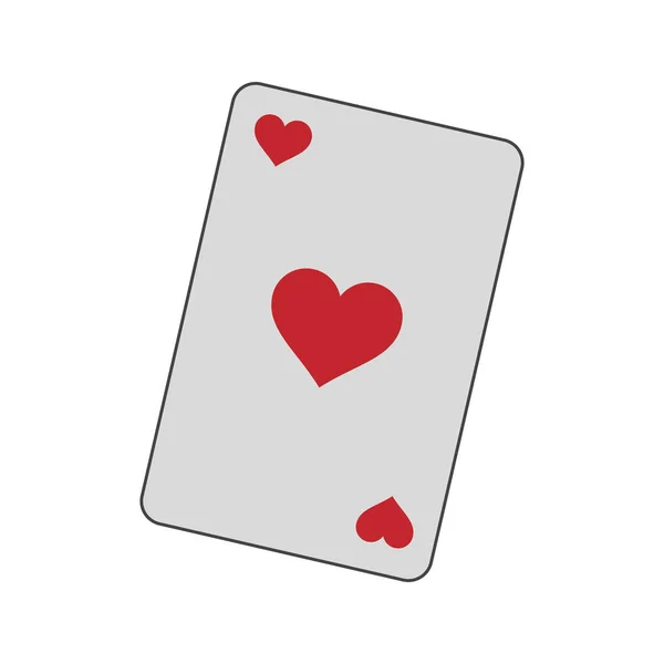 Casino concepto de juego de cartas — Vector de stock