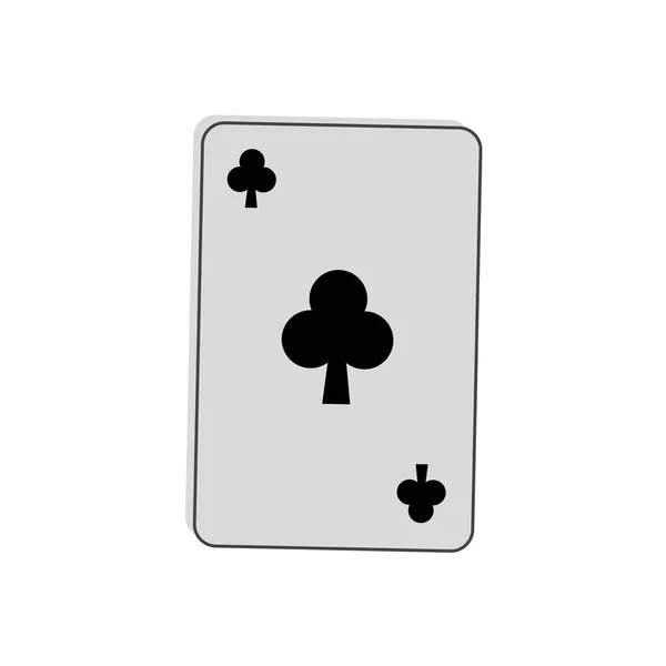 Casino concepto de juego de cartas — Vector de stock