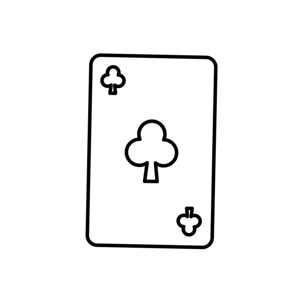 Casino kart oyun kavramı — Stok Vektör