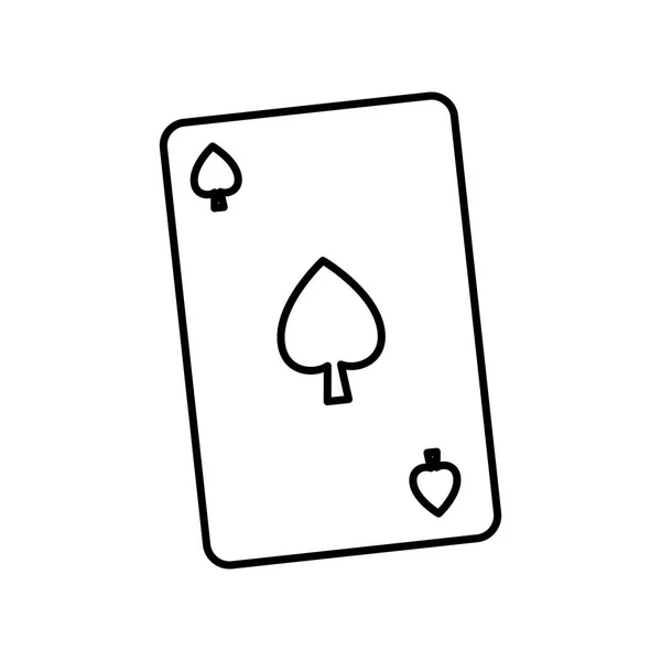 Casino Kartenspiel Konzept — Stockvektor