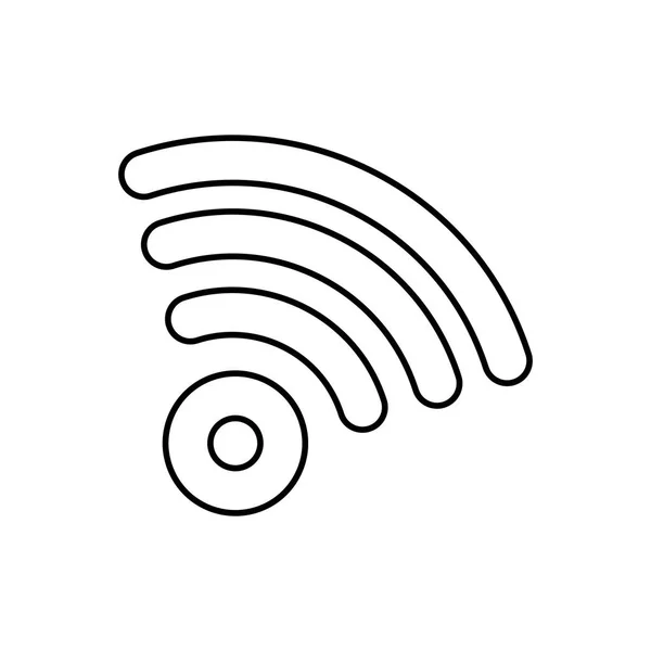 Symbol für WLAN-Zone — Stockvektor