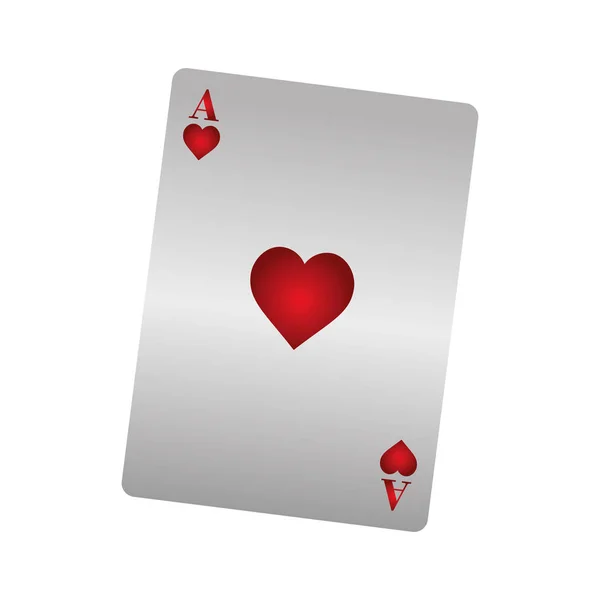 Casino concepto de juego de cartas — Vector de stock