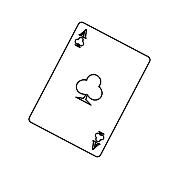 카지노 카드 게임 개념 — 스톡 벡터