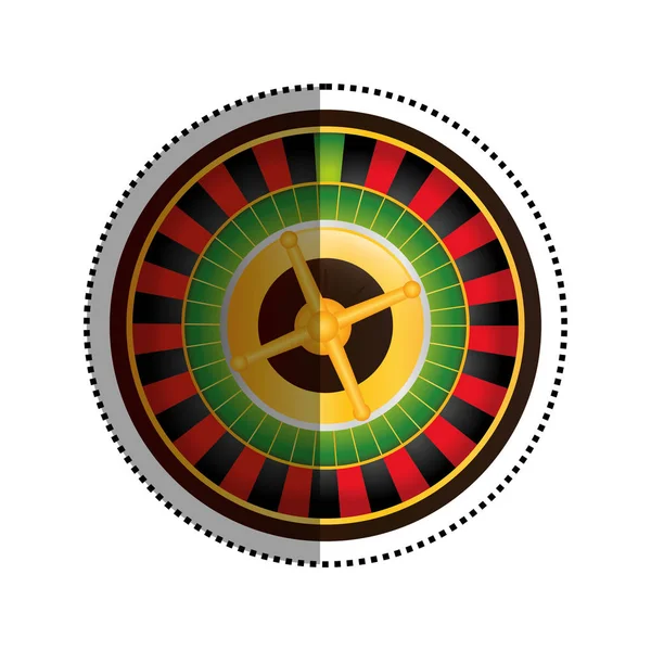 Jeu de Roulette Casino — Image vectorielle