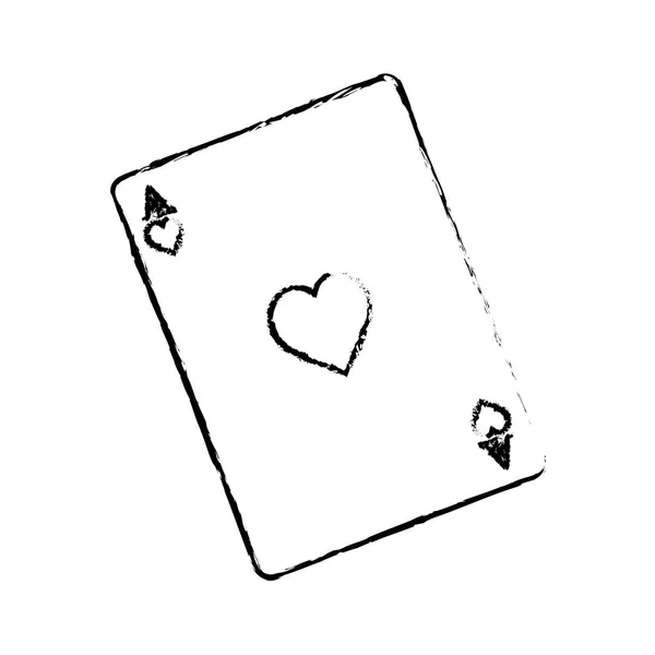 카지노 카드 게임 개념 — 스톡 벡터