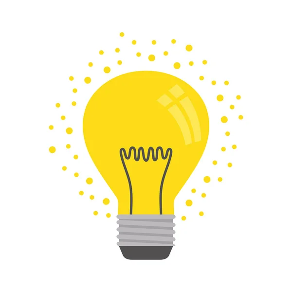 Ampoule ou grande idée — Image vectorielle