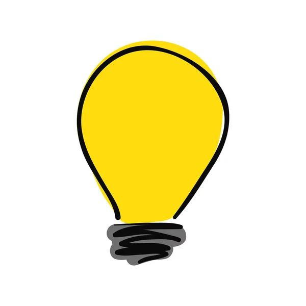 Bulb or big idea — Stock Vector