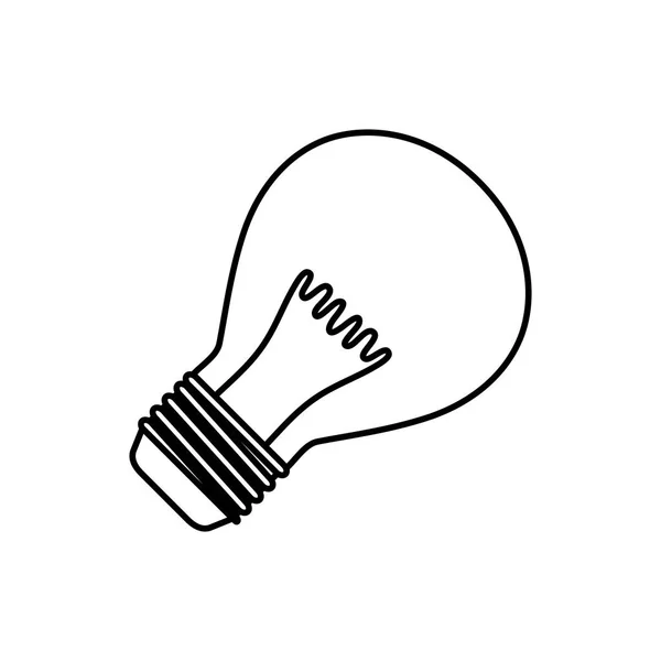 灯泡或很大的想法 — 图库矢量图片