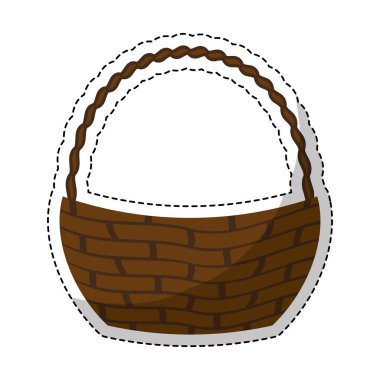 Hasır sepet simgesi